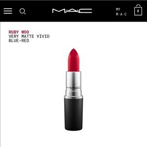 MAC NWT Matte Red Ruby Woo Lipstick 💄